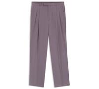 BOSS Oversized-Fit Hose aus drapiertem Twill - Style C-Pat-BB-DPL-262, 50561961 Lila 44