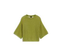 BOSS Oversized Pullover mit offenem Strick - Style C_Frug_1, 50566519 Grün S