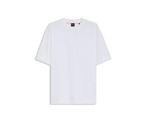 BOSS Oversized T-Shirt aus Baumwoll-Jersey - Style TeeTimm, 50479928 Weiß XXL