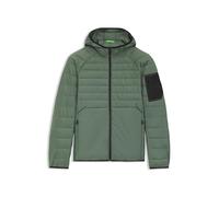 BOSS Wasserabweisende Kapuzenjacke mit dekorativen reflektierenden Details - Style OW_Urbanex JT HD, 50549181 Grün XL