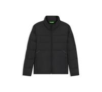 BOSS Wasserabweisende Daunenjacke mit Ärmeltasche - Style OW_Urbanex Puffer, 50544322 Schwarz XXL