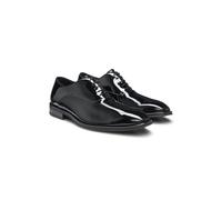 BOSS Oxford-Schuhe aus Kunstleder in Lack-Optik - Style Derrek_Oxfr_pagg, 50549654 Schwarz 45.5