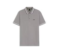 Boss Paddy 10241663 Kurzarm-poloshirt M Open Grey 068