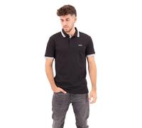 BOSS Green Regular Fit Poloshirt mit Label-Stitching Modell 'Paddy' in Black, Größe S