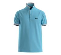 BOSS Green Regular Fit Poloshirt aus reiner Baumwolle in Hellblau, Größe XL
