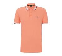 BOSS Poloshirt aus Baumwoll-Piqué mit Kontrast-Logo - Style Paddy, 50469055 Orange XXL
