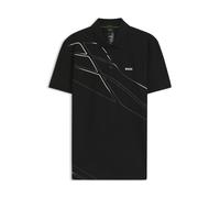 BOSS Paddy Poloshirt aus Baumwoll-Mix mit Artwork - Style Paddy 3_IN, 50556198 Schwarz S