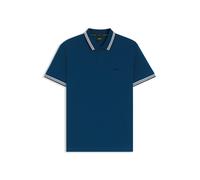 BOSS Paddy Poloshirt aus Baumwoll-Piqué mit Kontrast-Logo - Style Paddy, 50469055 Dunkelblau M