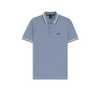 BOSS Paddy Poloshirt aus Baumwoll-Piqué mit Logo an der Kragenunterseite - Style Paddy, 50469055 Hellblau XXL