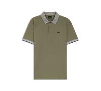 BOSS Paddy-Poloshirt aus feuchtigkeitsregulierender Stretch-Baumwolle - Style PL_GOC Chip Paddy, 50554583 Olive XXL