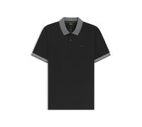 BOSS Paddy-Poloshirt aus feuchtigkeitsregulierender Stretch-Baumwolle - Style PL_GOC Chip Paddy, 50554583 Schwarz M
