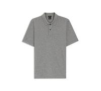 BOSS Pallas Poloshirt aus Baumwoll-Piqué mit Logo-Stickerei - Style Pallas, 50553564 Silber XXL
