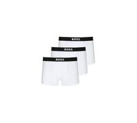 BOSS Dreierpack Boxershorts aus Stretch-Baumwolle - Style Trunk 3P BOSS ONE, 50544263 Weiß S