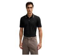 BOSS Poloshirt aus Baumwoll-Piqué mit Kontrast-Details - Style Parlay 190, 50494697 Schwarz S