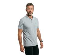 Hugo Boss Polohemd Passenger (Style 50507803) Slim-Fit Stretch-Baumwolle Logo-Aufnäher Hellgrau S