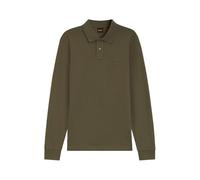 BOSS Slim-Fit Poloshirt aus elastischem Baumwoll-Piqué - Style Passerby, 50507704 Olive M