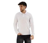Hugo Boss Herren Longsleeve-Poloshirt Pirol aus Interlock-Baumwolle mit tonalem Logo