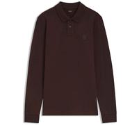 BOSS Slim-Fit Poloshirt aus elastischem Baumwoll-Piqué - Style Passerby, 50507704 Dunkelbraun XL