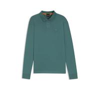 BOSS Slim-Fit Poloshirt aus elastischem Baumwoll-Piqué - Style Passerby, 50507704 Grün L