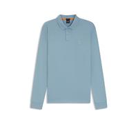 BOSS Slim-Fit Poloshirt aus elastischem Baumwoll-Piqué - Style Passerby, 50507704 Hellblau M