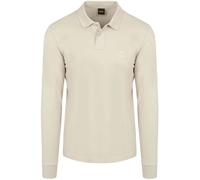 BOSS Slim-Fit Poloshirt aus Stretch-Baumwolle mit Logo-Aufnäher - Style Passerby, 50507704 Hellgrau XXL