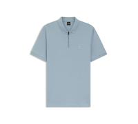 BOSS Polo Passerzip Half Zip Hellblau - Größe L Hellblau L