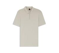 BOSS Slim-Fit Poloshirt aus Stretch-Baumwolle mit Logo-Aufnäher - Style Passerzip, 50537507 Hellbeige M