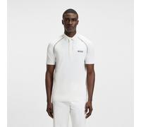 BOSS Herren Patteo TOC Active Slim-Fit Poloshirt mit Schutz vor unangenehmen Gerüchen Weiß S