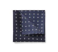 BOSS Patterned pocket square in pure silk - Style H-POCKET SQ-222, 50582849 Dunkelblau ONESI
