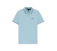 BOSS Poloshirt Paul - Slim-Fit aus Stretch-Baumwolle mit Branding - Hellblau XL