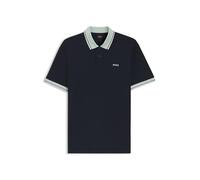 BOSS Blocks Poloshirt dunkelblau/hellgrün - XXL