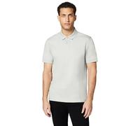 Poloshirt BOSS ORANGE "Pe Interlock", Herren, Gr. L, silber043, Jersey, Obermaterial: 100% Baumwolle, regular fit, hoch geschlossener Ausschnitt, eingesetzt Strickbündchen, Shirts, aus Baumwoll-Piqué