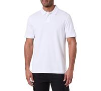 Poloshirt BOSS ORANGE "Pe Interlock", Herren, Gr. S, weiß100, Jersey, Obermaterial: 100% Baumwolle, regular fit, hoch geschlossener Ausschnitt, eingesetzt Strickbündchen, Shirts, aus Baumwoll-Piqué mi