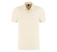 Poloshirt BOSS ORANGE "Pe Interlock", Herren, Gr. 3XL, gelb (open gelb767), Jersey, Obermaterial: 100% Baumwolle, regular fit, hoch geschlossener Ausschnitt, eingesetzt Strickbündchen, Shirts, aus Bau