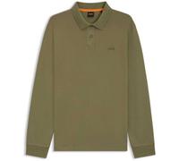 Poloshirt BOSS ORANGE "Pe", Herren, Gr. L, grün (open grün342), Jersey, Obermaterial: 100% Baumwolle, regular fit, Bündchen, Shirts, mit Polokragen (49418103-L) open grün342