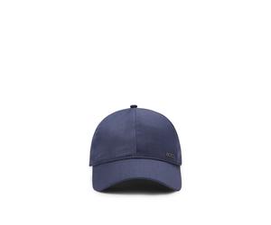 BOSS Performance Cap aus Air-Wolle mit metallenem Logo-Schriftzug - Style Zed-Perf-Air-Wool, 50560310 Blau ONESI