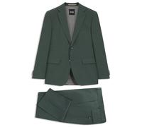 BOSS Pflegeleichter Anzug aus Stretch-Gewebe mit Woll-Anteil - Style H-Jeckson-2Pcs-253, 50553863 Dunkelgrün 48