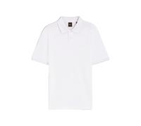 Poloshirt BOSS ORANGE "Phoenix", Herren, Gr. XXL, weiß (weiß100), Jersey, Obermaterial: 100% Baumwolle, unifarben, regular fit normal, Rundhals, Bündchen, Shirts, Regular Fit, reine Baumwolle, Logosti