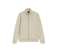 BOSS Piqué-Sweatshirt aus merzerisierter Stretch-Baumwolle mit Reißverschluss - Style H-Shepherd 100, 50532755 Hellbeige XXXL