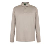 Boss - "Pirol" Poloshirt für Herren, Langärmlig (Braungrau) 2XL