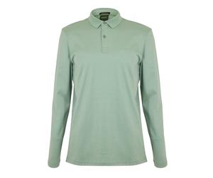 Boss - "Pirol" Poloshirt für Herren, Langärmlig (Grün) S