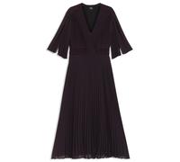 BOSS Plissee-Kleid mit gesmokter Taille - Style Dailey, 50546794 Dunkelrot 32