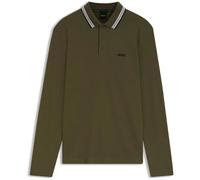 Boss Plisy 10266738 Green Langarm-polo