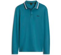 Boss Plisy 10266738 Green Langarm-polo