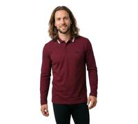 BOSS Longsleeve-Poloshirt aus Baumwoll-Piqué - Style Plisy, 50536609 Dunkelrot L