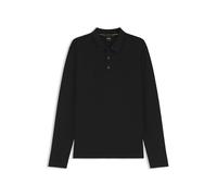 Regular Fit Poloshirt mit Label-Stitching Modell 'Plisy' M men Black