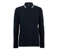 Boss - "Plisy" Poloshirt für Herren, Langärmlig (Marine) 2XL