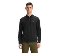 Boss - "Plisy" Poloshirt für Herren, Langärmlig (Schwarz) 2XL