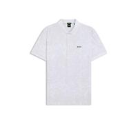 BOSS Poloshirt aus Stretch-Baumwolle mit durchgehendem Print - Style Polo AO Zone, 50549358 Schwarz XXXL