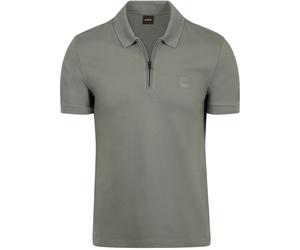 BOSS Polo Passerzip Half Zip Open Grün - Größe XL Grün XL